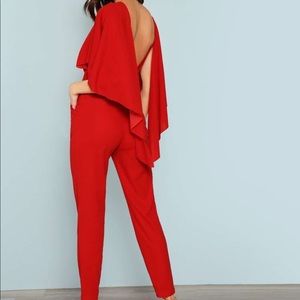 Red jumpsuit